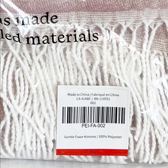 NWT - Gentlefawn Hermosa Cover Up Kimono XS/S - Picture 5 of 10